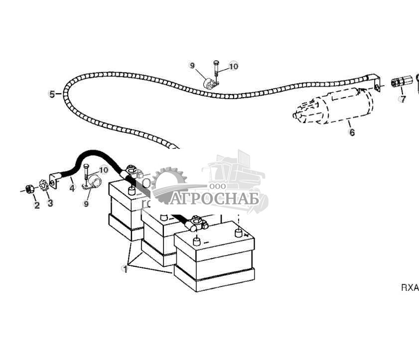 BATTERY AND BATTERY CABLES 